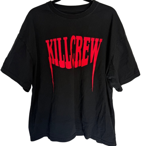 Kill Crew Other - Kill Crew Graphic Tee Black Red Mens XL Short Sleeve Shirt